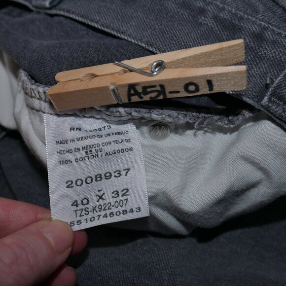 LEE Men's Vintage Jeans Gray Wash Denim Size 40x32 - Picture 8 of 9